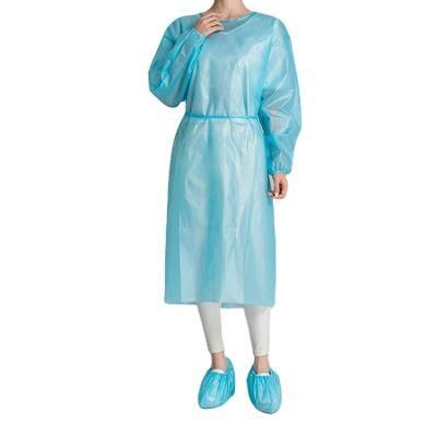 Disposable Nonwoven Isolation Gown for Medical Nurse Use