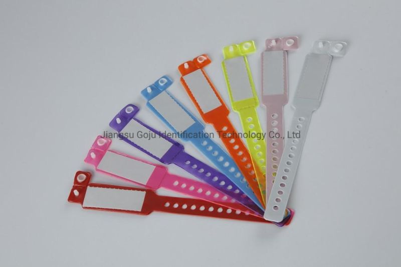 Disposable Hospital Soft PVC Insert Card Wristband for Baby