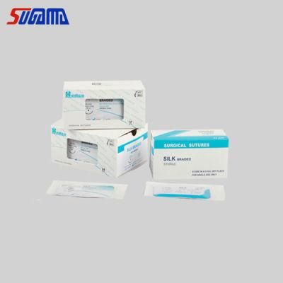 Sterile Lylon/ Silk /Pdo /Chromic /Pgcl /PGA / Polyester / Polypropylene Surgical Sutures