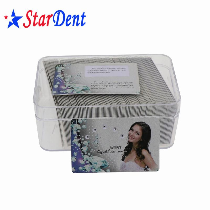 Tooth Gems Crystal Kit Decoration Dental Crystal Tooth Stones Jewelry Dental Teeth Decoration Jewelry Tooth Ornament Crystal Shining Rhinestone Tooth Grills