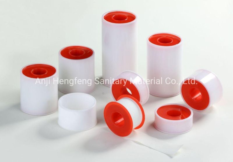 ISO Approved High Quality Medical Adhesive Zinc Oxide Cotton Tape Sports Tape