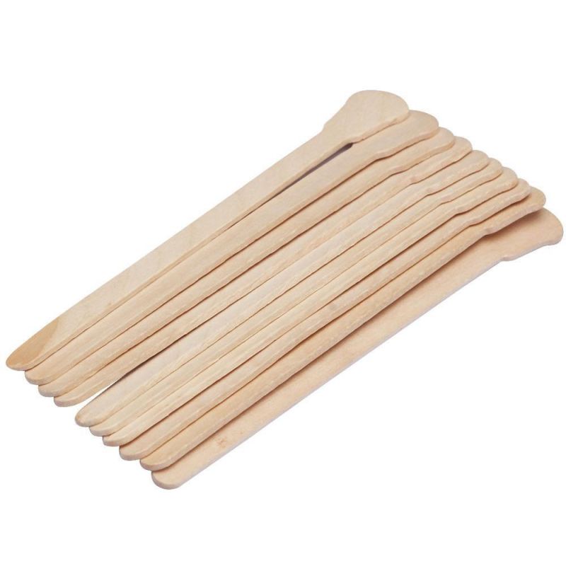 Personalized Wax Spatula Stick Wooden Applicator Sticks