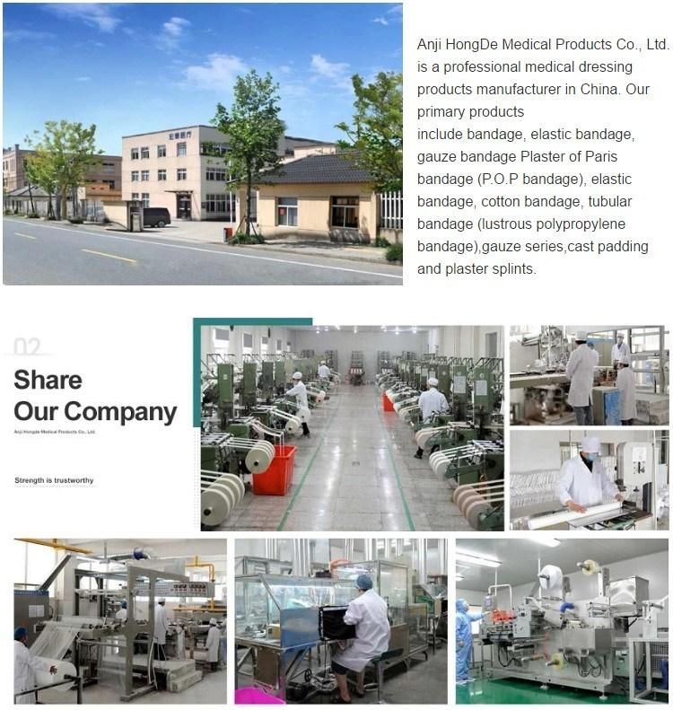 High Elastic Cotton Crepe Bandage Factory with CE Approved