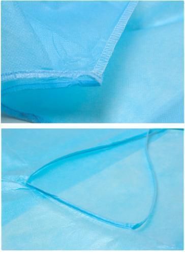 Wholesale Chemical Medical Waterproof Safety Protective Disposable Non Woven PP+PE Level 1 Isolation Suits