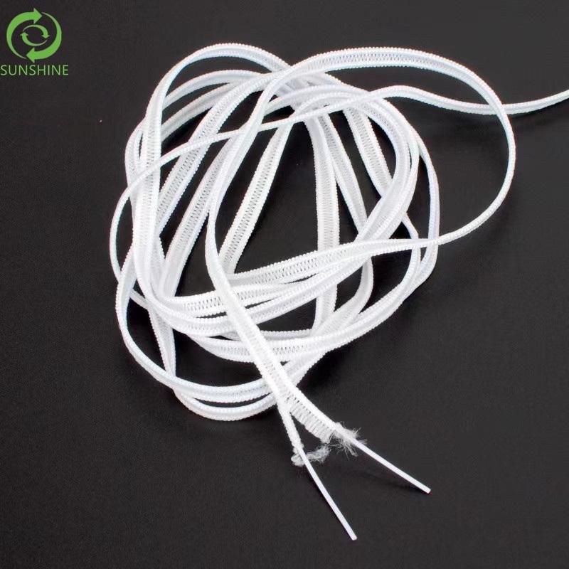 Disposable Non-Woven Cap Wide Double Elastic Rubber Band for Shoe Cover