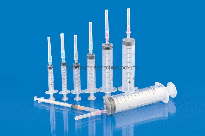 CE/ISO Medical Disposable Syringe with Needle