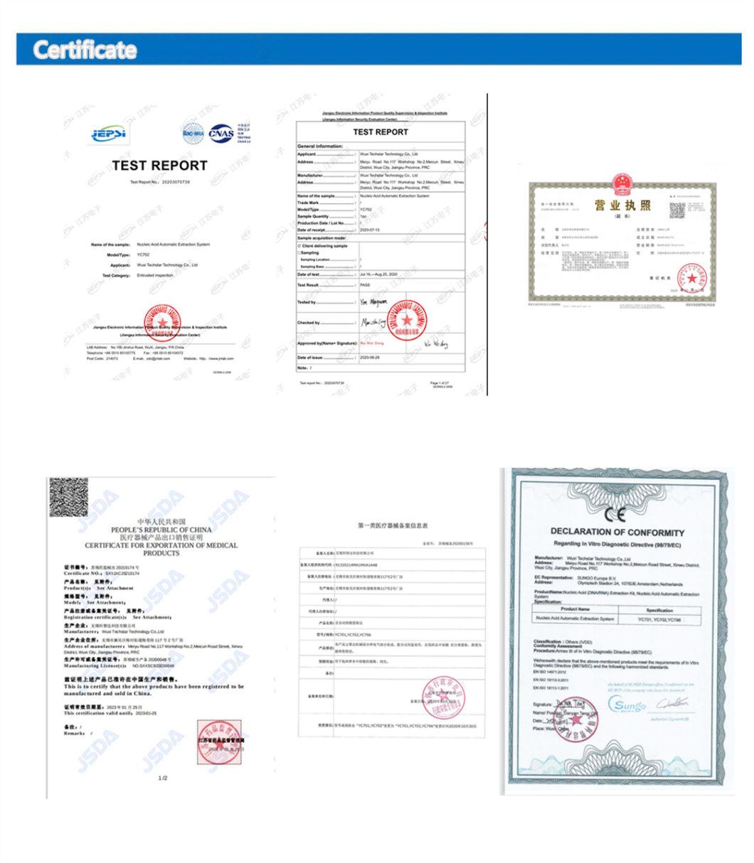 Techstar Sample Collecting Nasopharyngeal Swab Viral Transport Tube