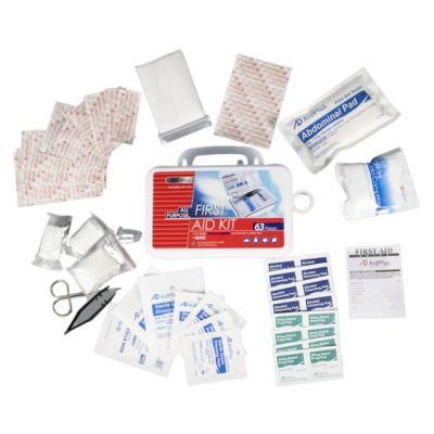 Mini CE FDA ISO Approved Plastic Medical Level Survival First Aid Box Kits Produdct Supplier for Home Car Auto Travel Family Outdoor