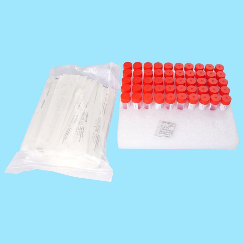 Disposal Medical Equipment Flocking Specimen Collection Sampling Swab with Vtm