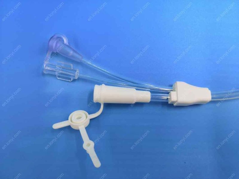 Disposable Medical TPU Multilumen Stomach Nasogastric Feeding Tube