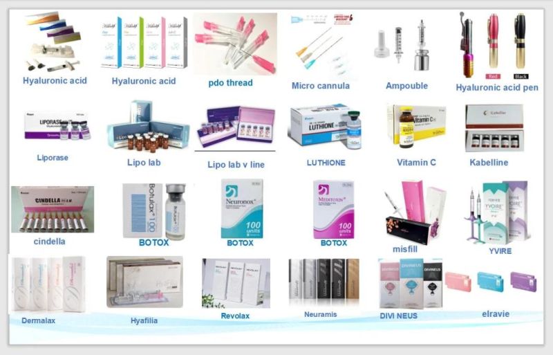 2ml for Cosmetic Liquid Hyaluronic Acid Dermall Filler for Face