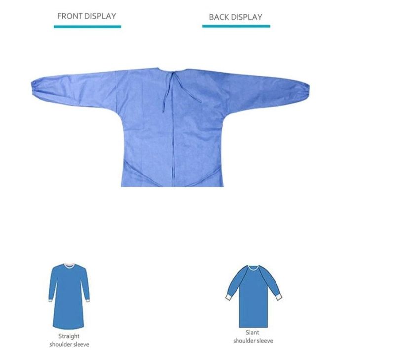 Huicheng Disposable Isolation Clothes Sterilized Non Woven Consumable Protection Surgical Gown