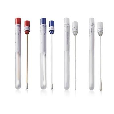 Disposable Specimen Collection Swabs Nasopharyngeal Oropharyngeal Swab Nylon Flocking