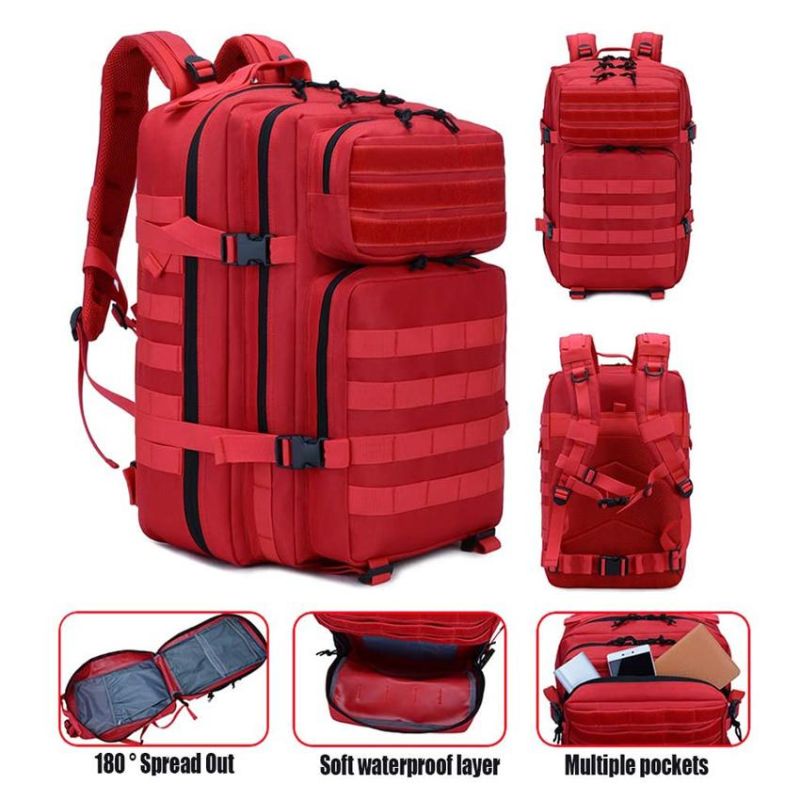 Outdoor Military Style Tactical Backpack First Aid Backpack Emergency Rescue Survival Trauma Medical Backpack Bag for Ambulance