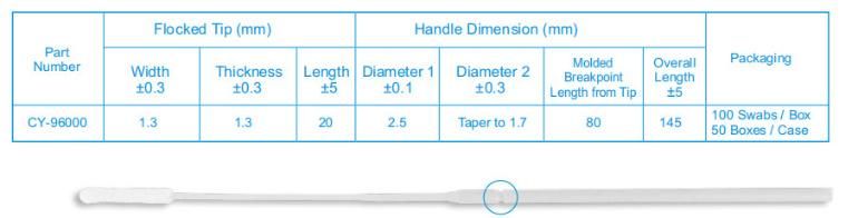 Swab Swab Medical Nasal Flocked Swab Nasopharyngeal Swab