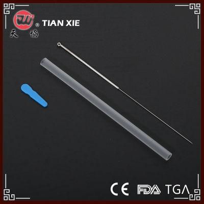 Tianxie Professional Supplier Different Sizes 100PCS High Quality Stainless Steel Handle Sterile Acupuncture Needles