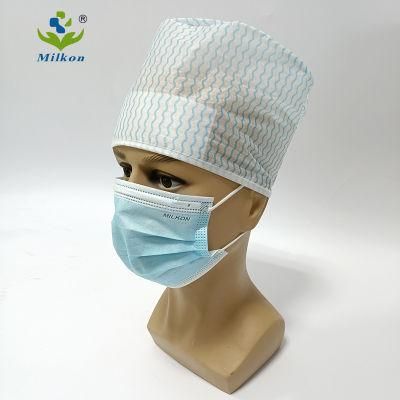 Medical Bouffant Head Cap Non Woven Disposable Surgical Mop Clip Head Cover/Caps