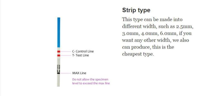 Rapid One Step Pregnancy Test Strip
