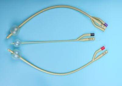 100% Medical Latex Urethral Foley Catheter 1/2/3 Way