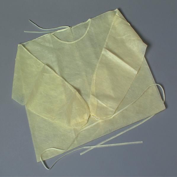 Quality Nonwoven Polypropylene Isolation Gown with Elastic Cuffs