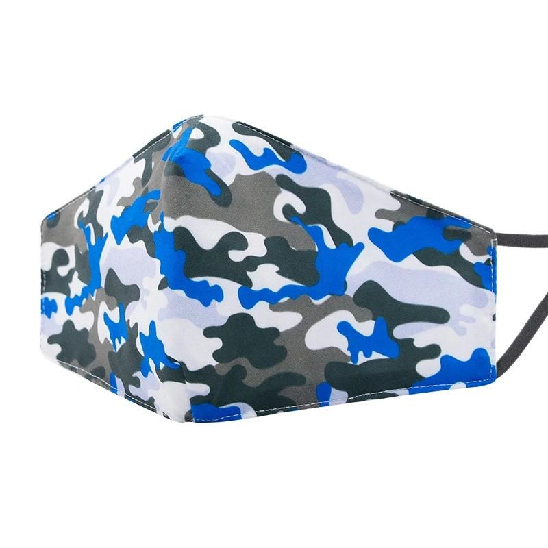 Camouflage Mask Classic Sports for Unisex Adult Print Fabric Fashion Washable Reusable Mouth Casual Cool Colorful Face Mask