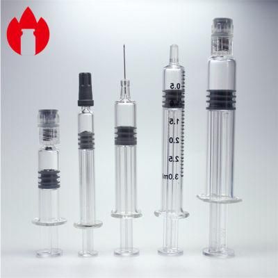 Dental Glass Syringe with or Without Needle for Injection