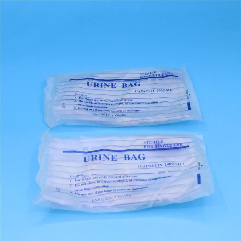Disposable 2000ml Sterile Urine Bag for Adult Baby