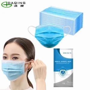 Medical Eco-Friendly Mask Blue No Sterilization Non-Woven Earloop Mask with CE Certification