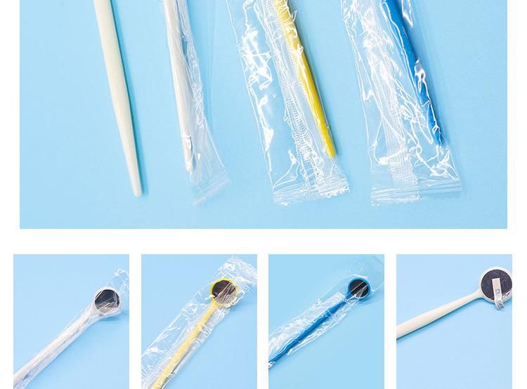 Dental Disposable Oral Mirror Dental Stomatology Colored Plastic Oral Mirror Oral Tools Wholesale 100PCS/Bag