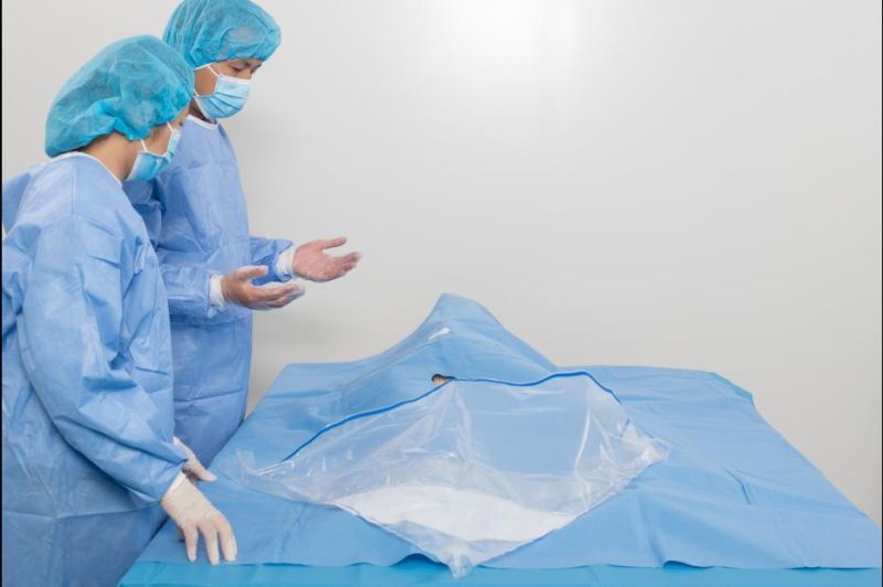 Eo Sterile Non Woven Surgical Tur Drape / Tur Urology Surgical Drape Suppliers with CE ISO13485 Certification