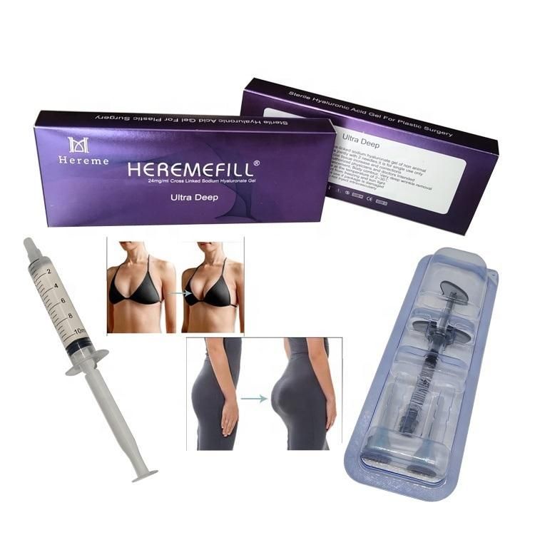 Heremefill High Quality Hyaluronic Acid Dermal Filler Injectable Into The Chest and Buttocks