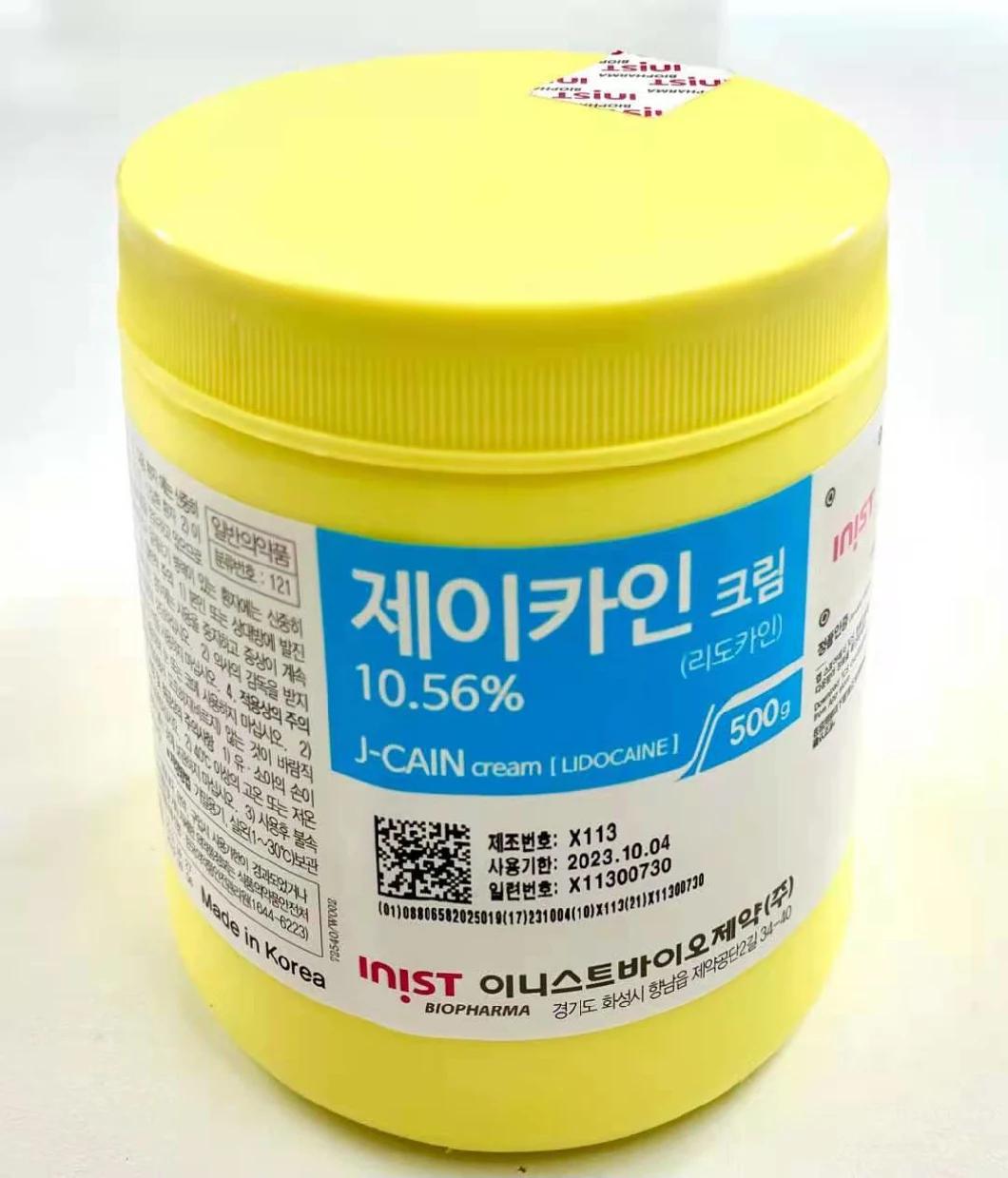 Original Korean J Cain Numbing Cream 10.56% 15.6% Tattoo Painless 25.8% Lidocaine Anesthetic Cream 500g SPA Salon Use for Face and Body