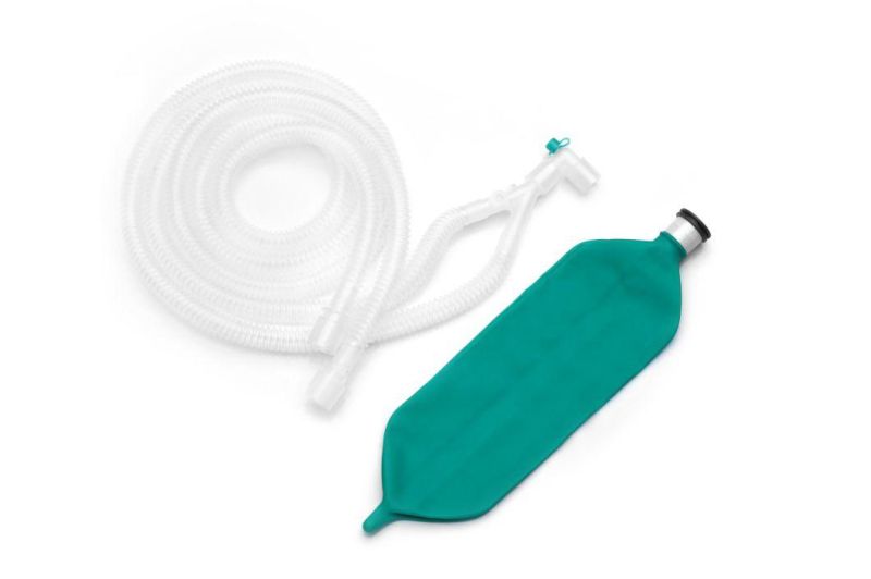 2L/3L Latex Free Breathing Bag Disposable Corrugated Anesthesia Circuit