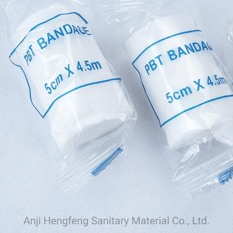 Professional Manufacturer Hot Sale PBT Gauze Bandage First Aid Kit Conforming Bandage with CE/ISO/FDA