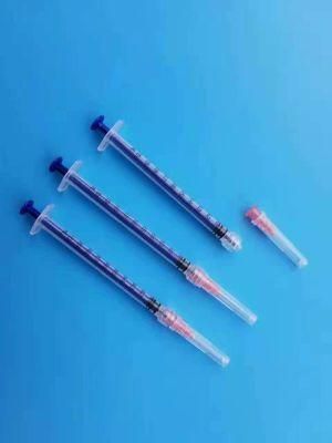 Auto Disable Syringes with Needle Luer Lock 0.5ml 1ml 2ml 3ml 5ml 10ml 20ml 50ml Syringe Luer Slip CE Medical