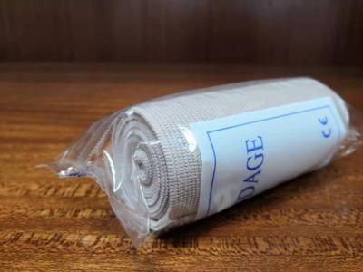 Medical Skin Color High Elastic Rubber Bandage 15cm X 4.5m