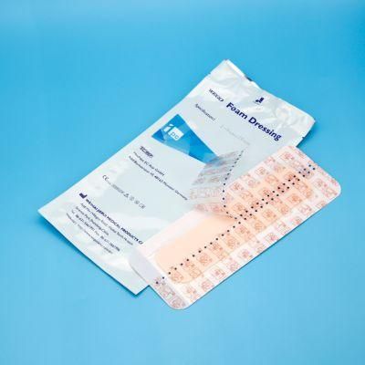 Medical Supplies Disposable Polyurethane Foam Sheets Silicone Foam Dressing for Wound Care