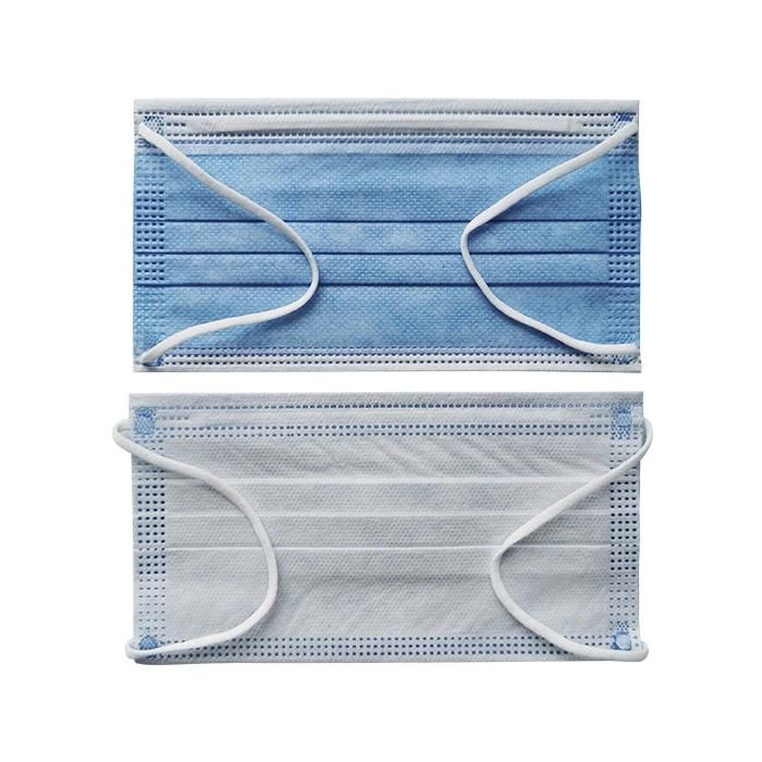 ASTM Level 2 Blue 3-Ply Earloop Face Masks for Hospital and Daily Use