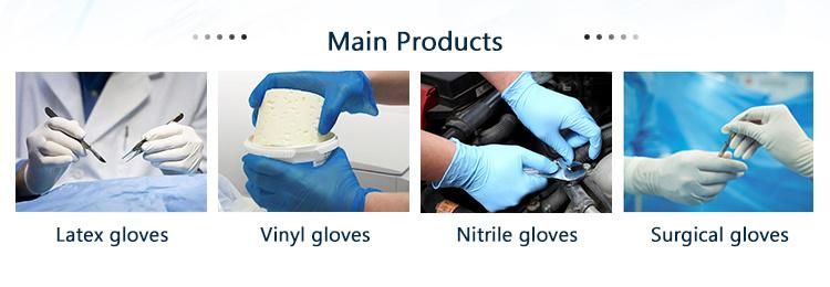 Disposable Medical Powered and Power Free Guantes Des Latex Malaysia Latex Examination Gloves Price