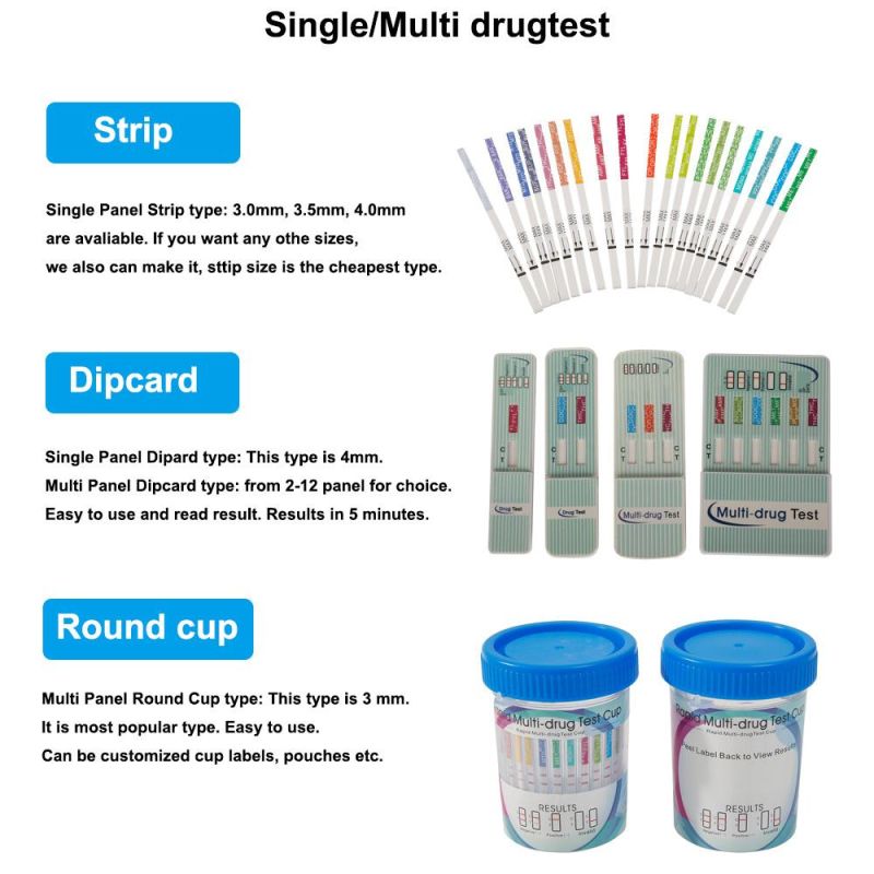 FDA CE Certificate Rapid Drug Test Thc Testing Kit Urine Home Panel Tests