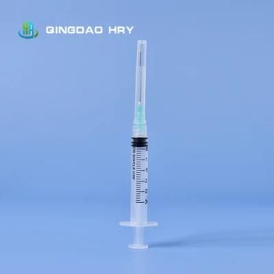 Disposable Medical Syringe 3ml with Needle 25g in Stock From Manufacture FDA 510K CE&ISO