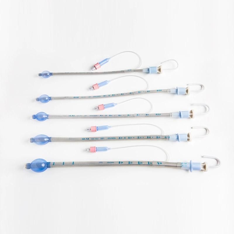 Medical Silicone Reinforced Oral Nasal Endotracheal Tube Tracheal Tube