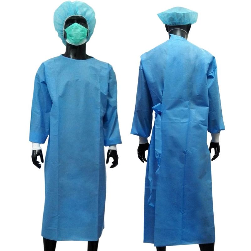 Medical Consumables SMS Isolation Gown for Operation Use