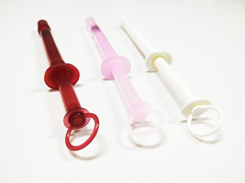 Disposable Powder Drug Delivery Tube Plastic Vaginal Applicator