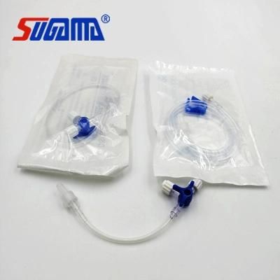 High Quality Surgical High Pressure Three Way Stopcock with Extension Tube