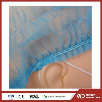 OEM Disposable Surgical Cap with Elastic Doctor Cap with Elastic Band Cap Machine Made