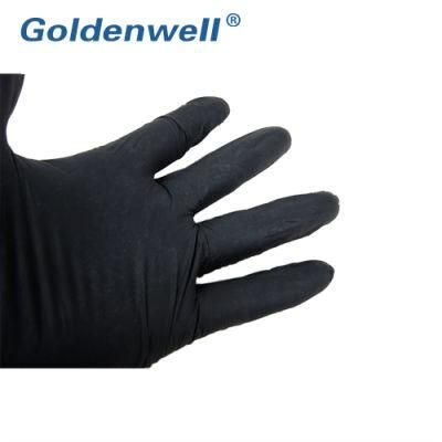Disposable Medical Blue Black Nitrile Gloves Manufacturers