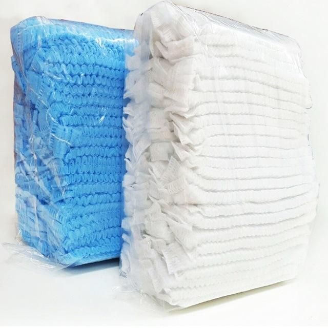 Machine Made High-Quality Detectable Untistastic Nonwoven Cap for Food/Beauty Use