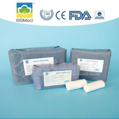 100% Disposable Medical Supply Gauze Bandage Roll with Ce, ISO