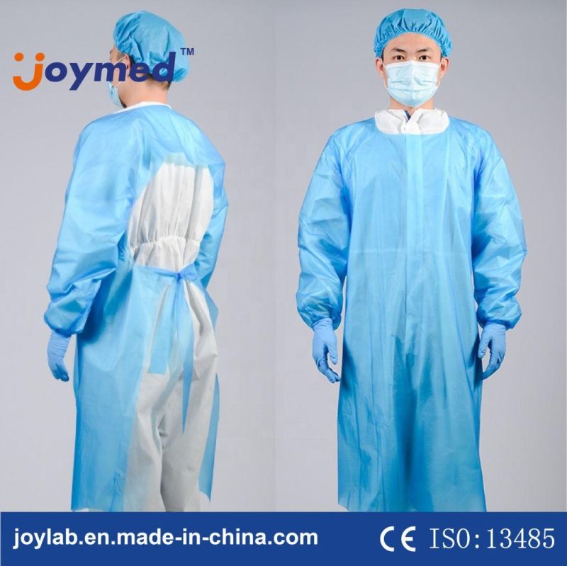 Level 2 PE CPE Hospital PPE Medical Disposable Protective Surgical Isolation Gowns